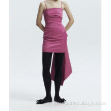 Waist and Tail Strap Short Skirt